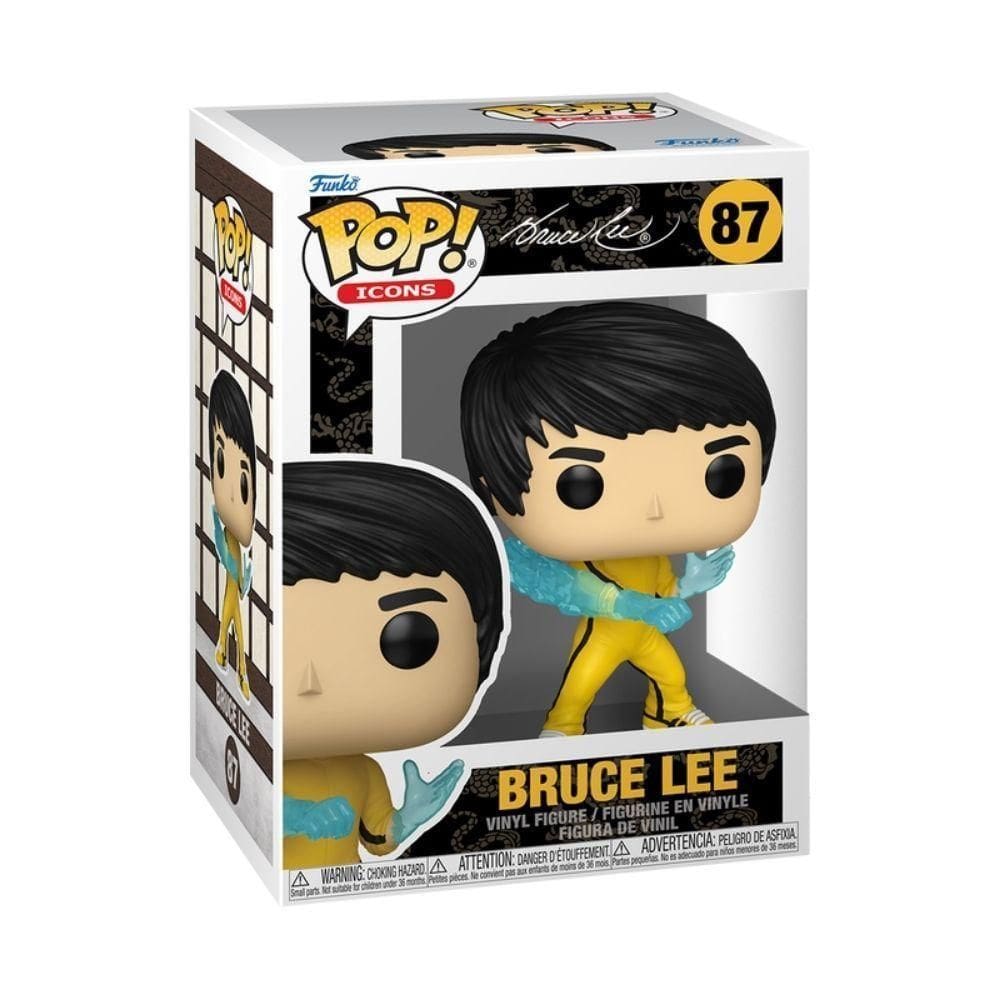 Boneco Funko Pop! Icons - Bruce Lee Be Water