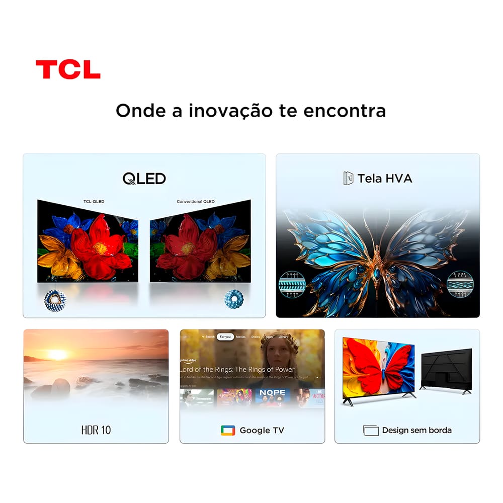 Smart TV 32 TCL QLED Android | Casas Bahia