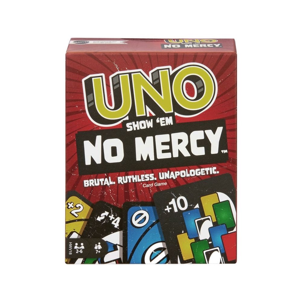 Jogo de Cartas Uno No Mercy - Mattel