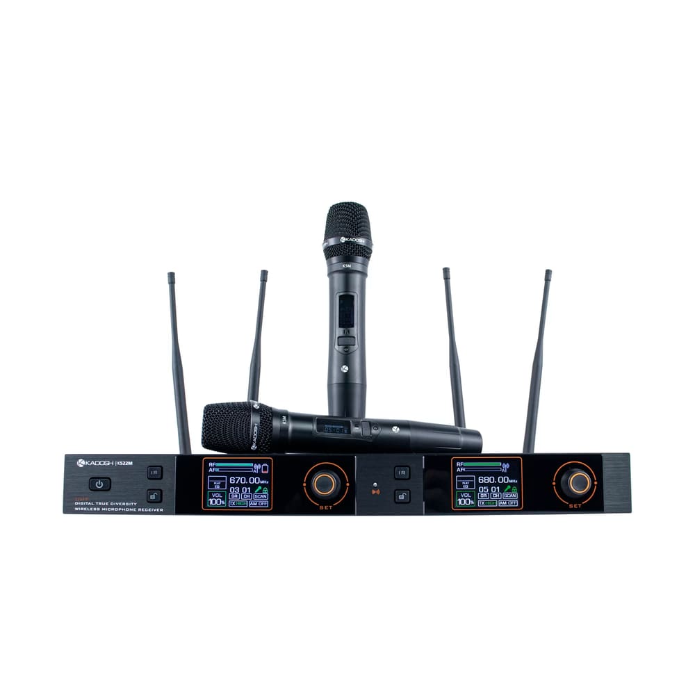 Microfone Sem Fio K-522M Kadosh UHF