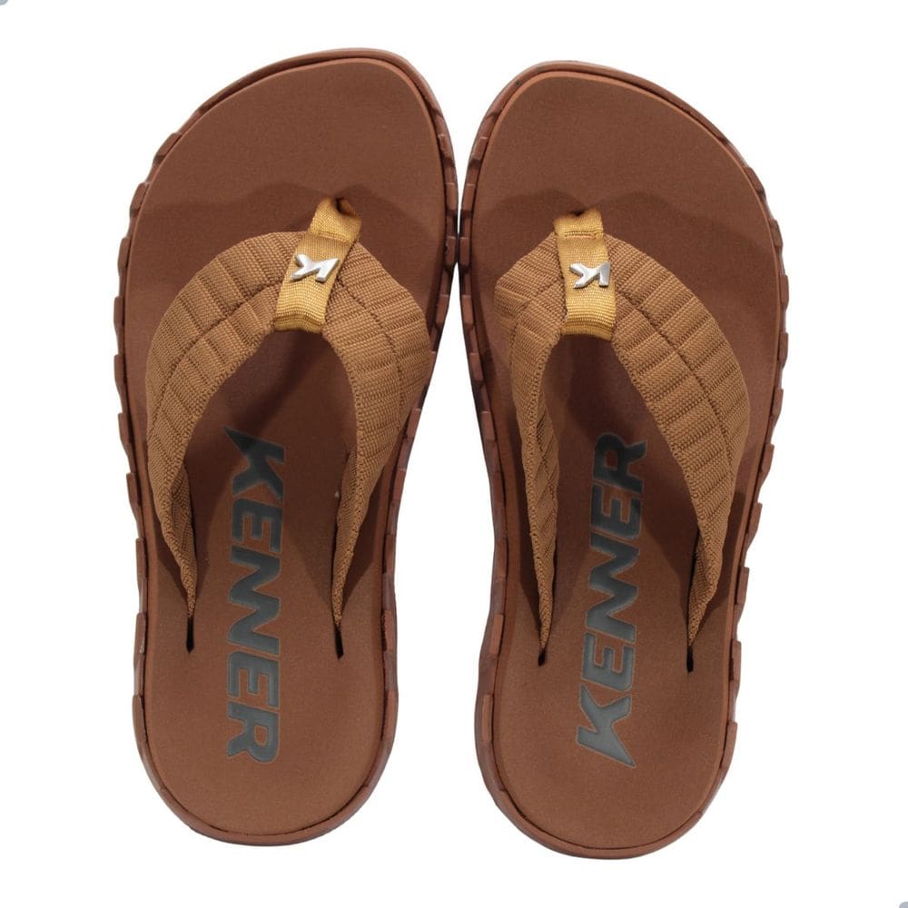 Chinelo Kenner Egn02 Mega Marrom Canela