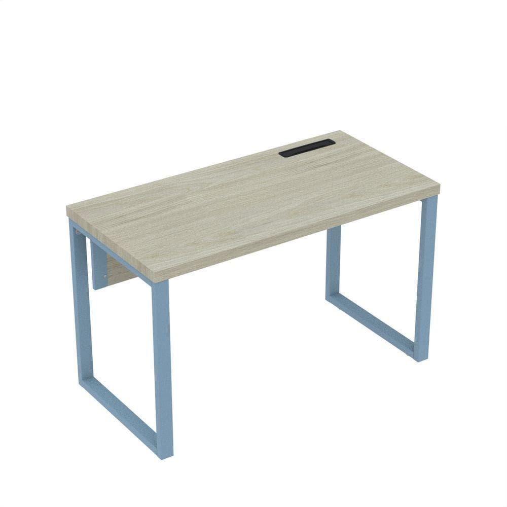 Mesa Plataforma Unica 120x60 Pe40 Castanheira Natural-azul Dali
