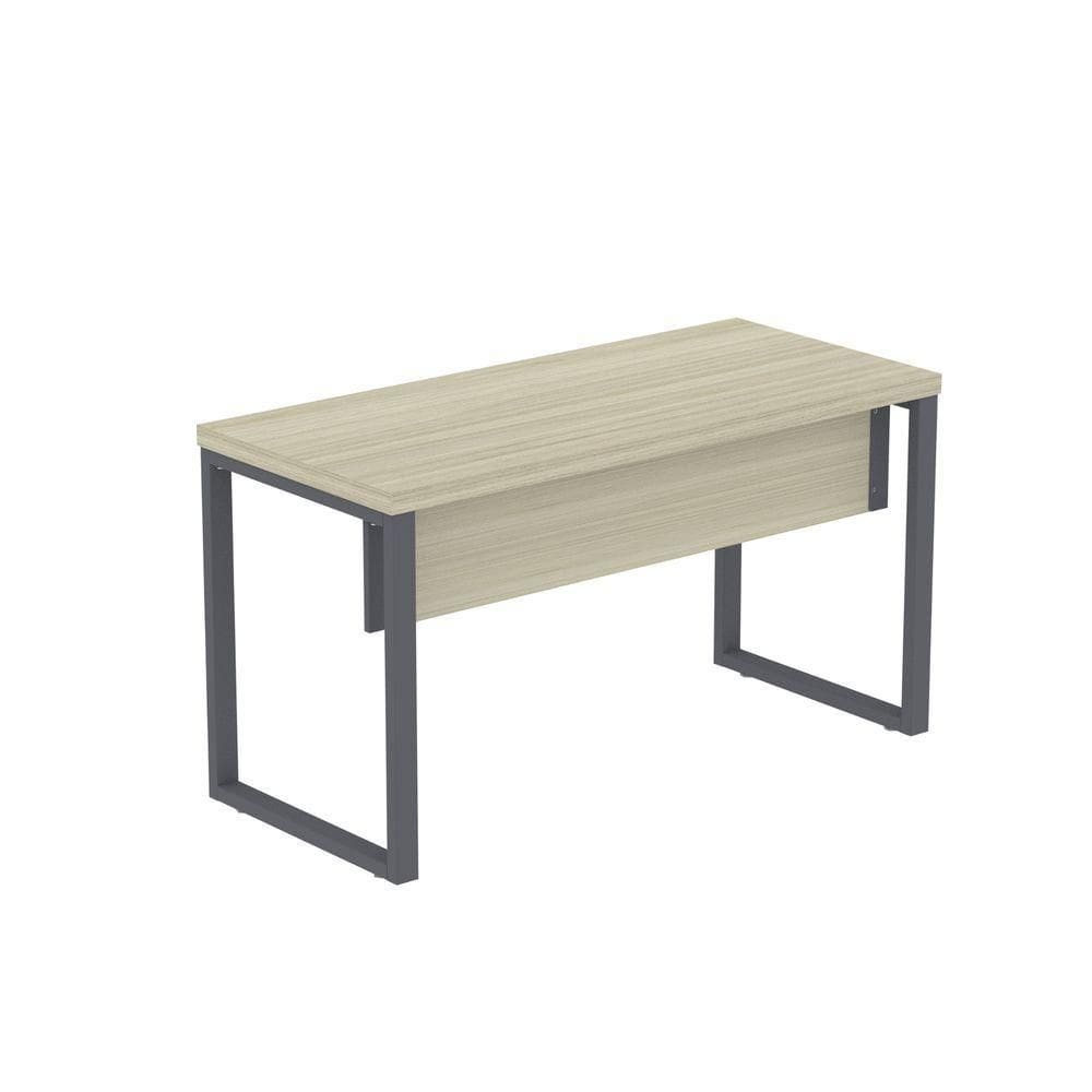Mesa Escritório1200x600x750mm M1200pe40tub Castanheira Natural-grafito