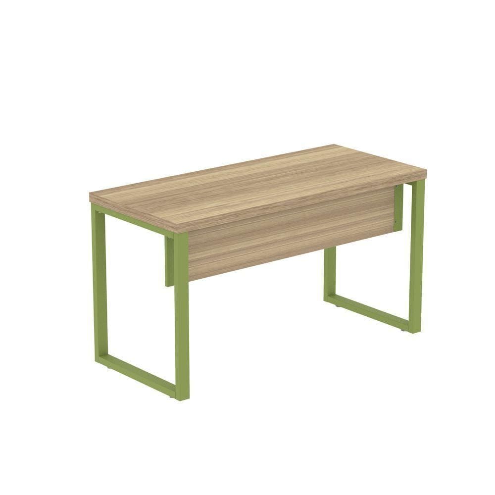Mesa Escritório 1700x700x750 M170-70pe40tub Noce Naturalle-verde Miró