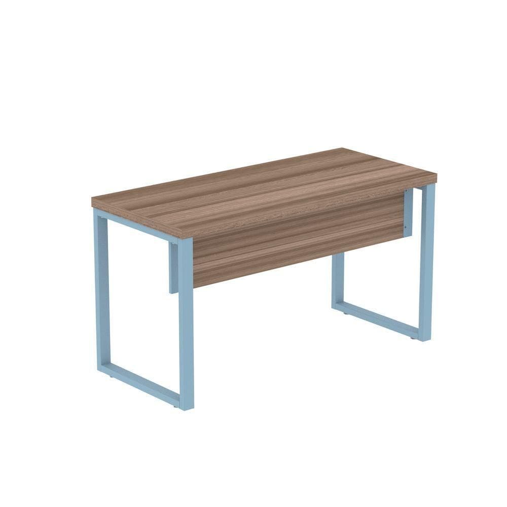 Mesa Escritório 1340x600x750mm M1340pe40tub Walnut-azul Dali