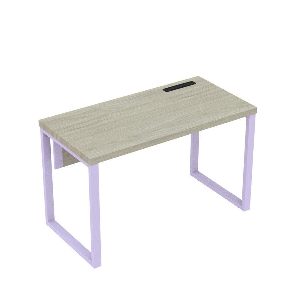 Mesa Plataforma Unica 120x60 Pe40 Castanheira Natural-lilas