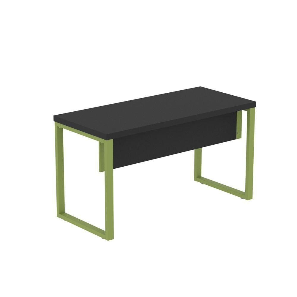 Mesa Escritório 1500x700x750mm M150-70pe40tub Preto-verde Miró