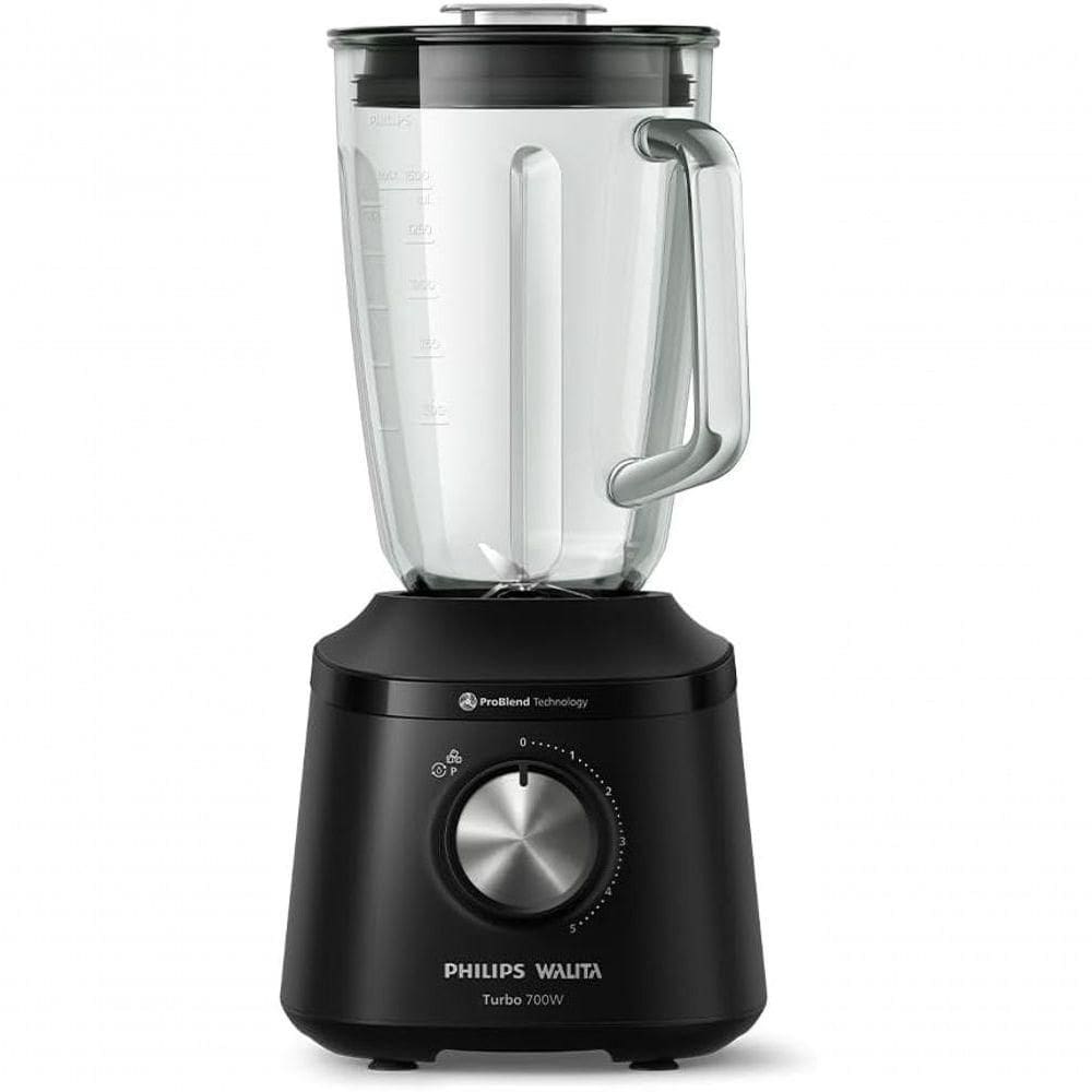 Liquidificador Philips Walita Série 3000 Turbo Preto Jarra De Vidro 110V