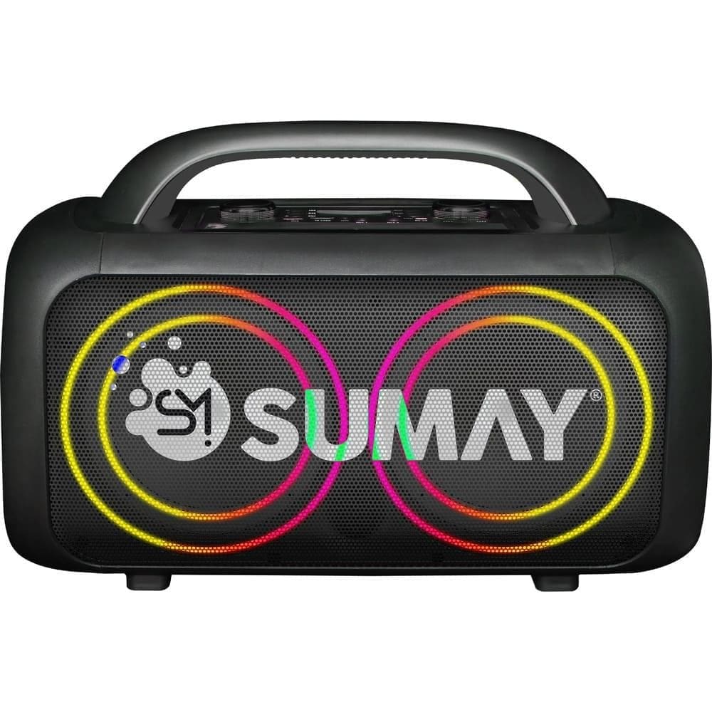 Caixa de Som Sumay CSP1318 Powerblack 150W Bluetooth Preta