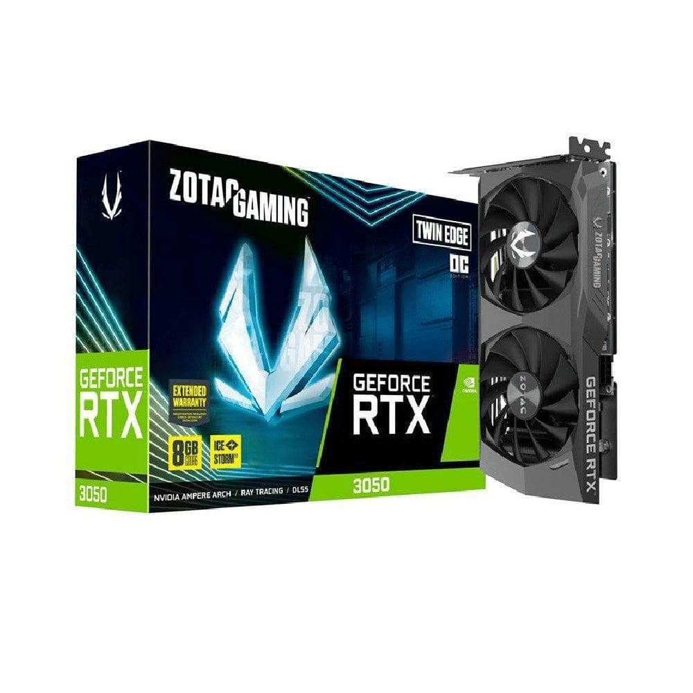 Placa De Vídeo Zotac Gaming Geforce Rtx 3050 6Gb Gddr6