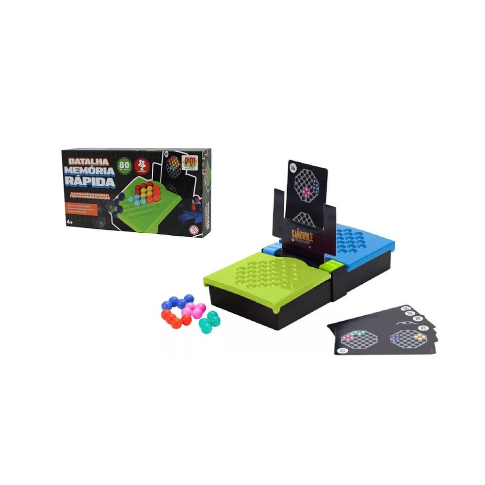 Jogo Batalha Memória Rápida 80 Desafios - DmToys