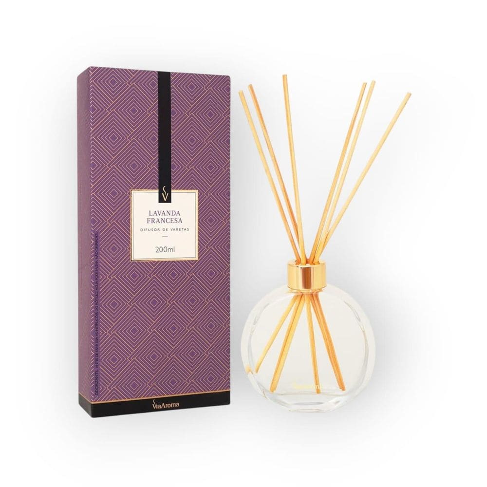 Difusor De Varetas Lavanda Francesa Via Aroma 200Ml