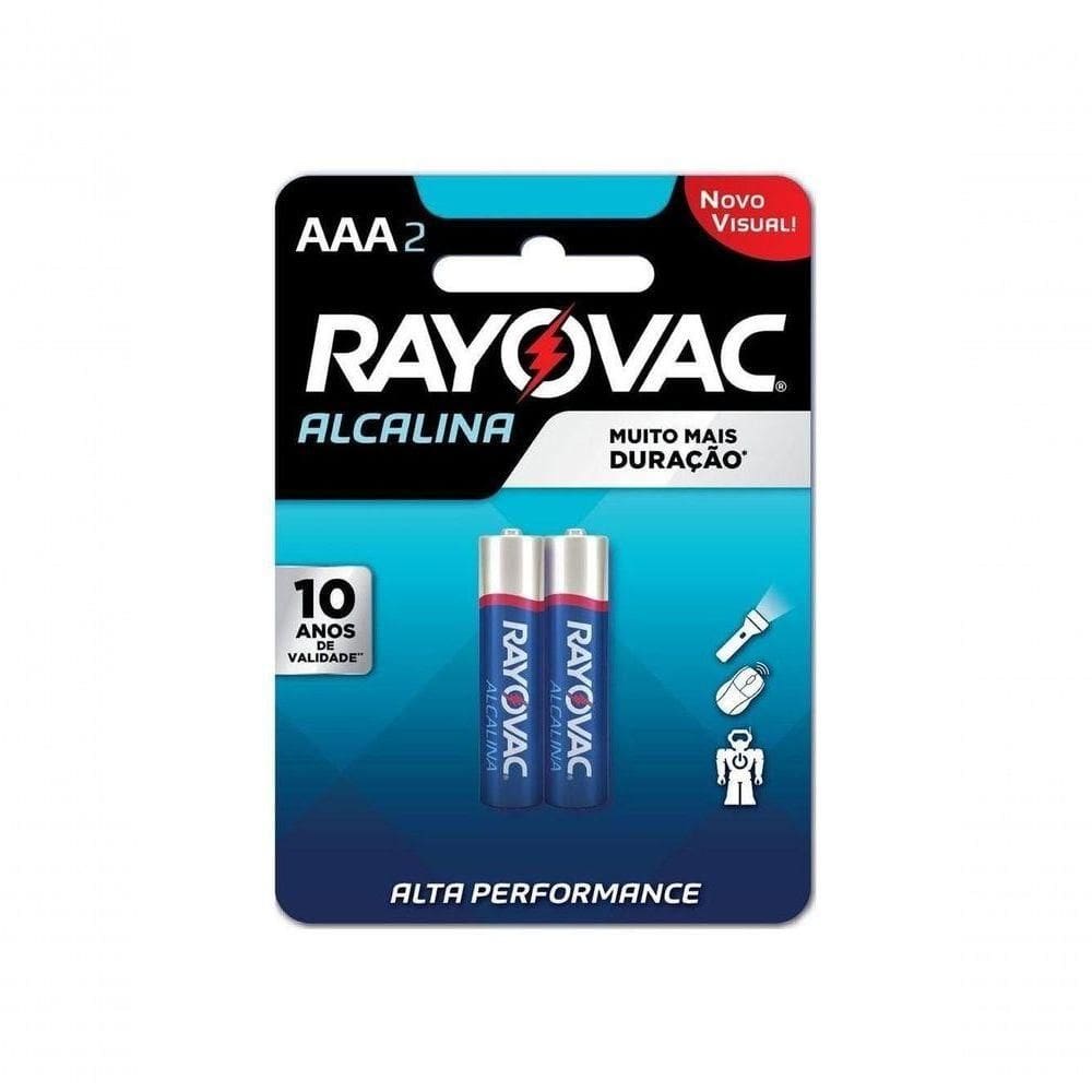 Pilha Alcalina Aaa C/2