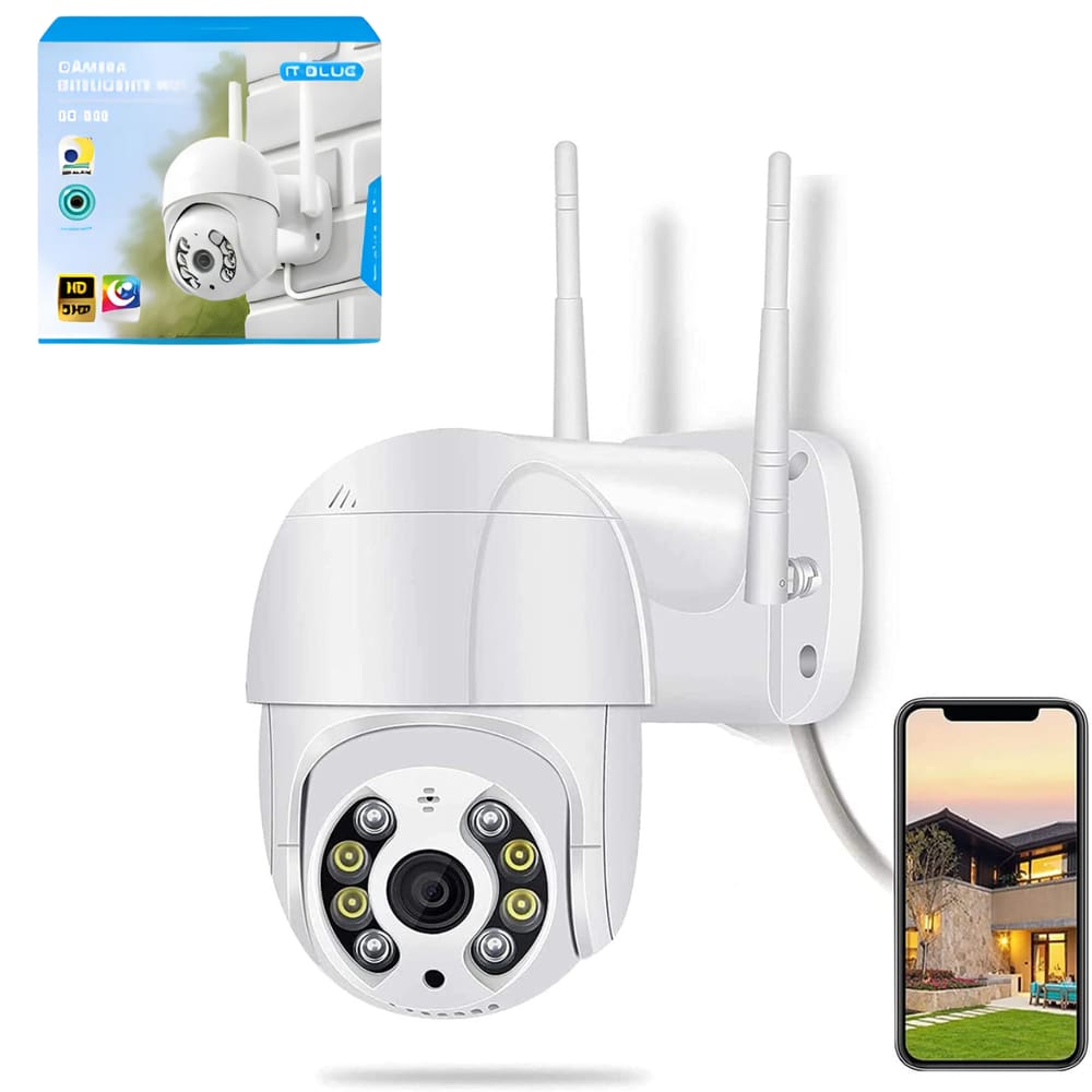 Câmera Inteligente IP Wifi Prova D`água Icsee Rastreamento