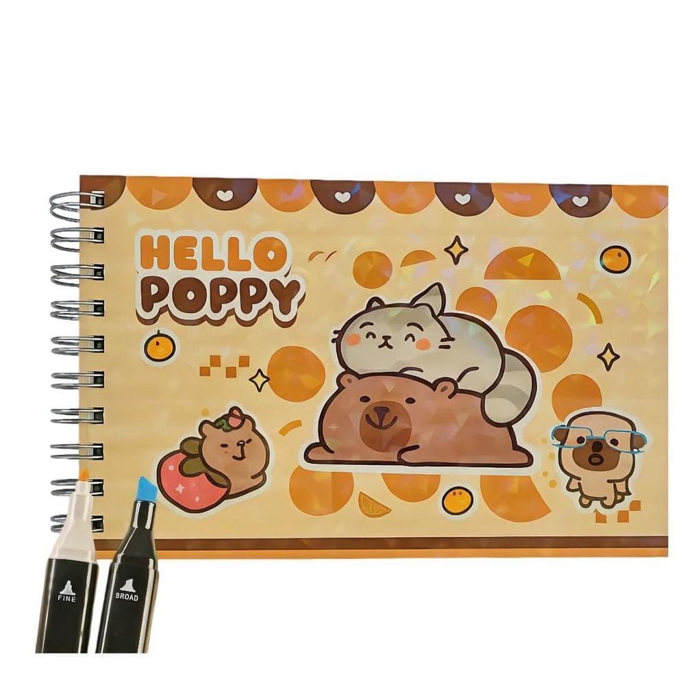 Melhor Livro Colorir Capa Dura 48 Desenhos Capivara Fofinha