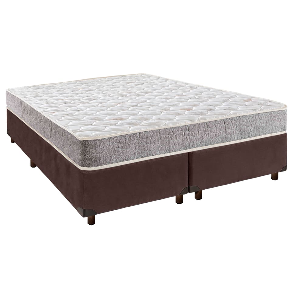 Cama Box + Colchão Casal D33 Inducol