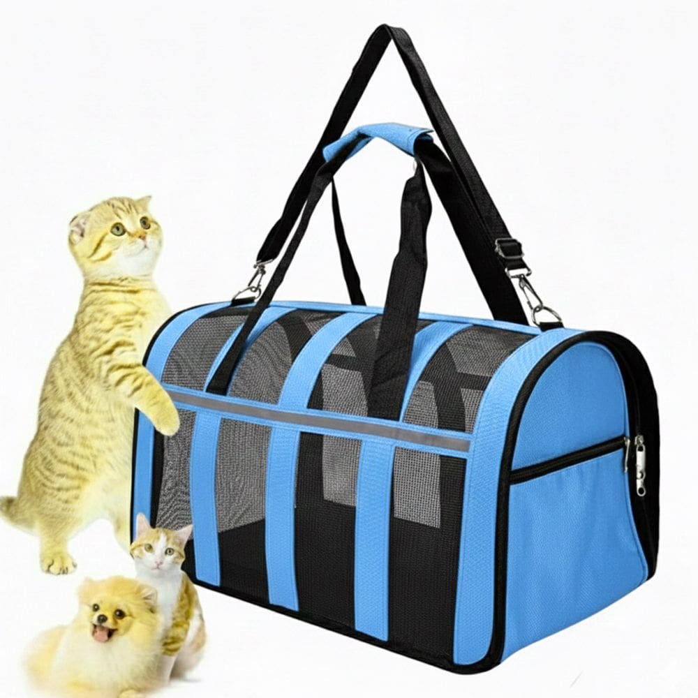 Bolsa Transporte Pet Gato Cachorro Animais Bichos Estimaçao Passeio Viagem Segurança Aviao Carro Caminhada Lazer