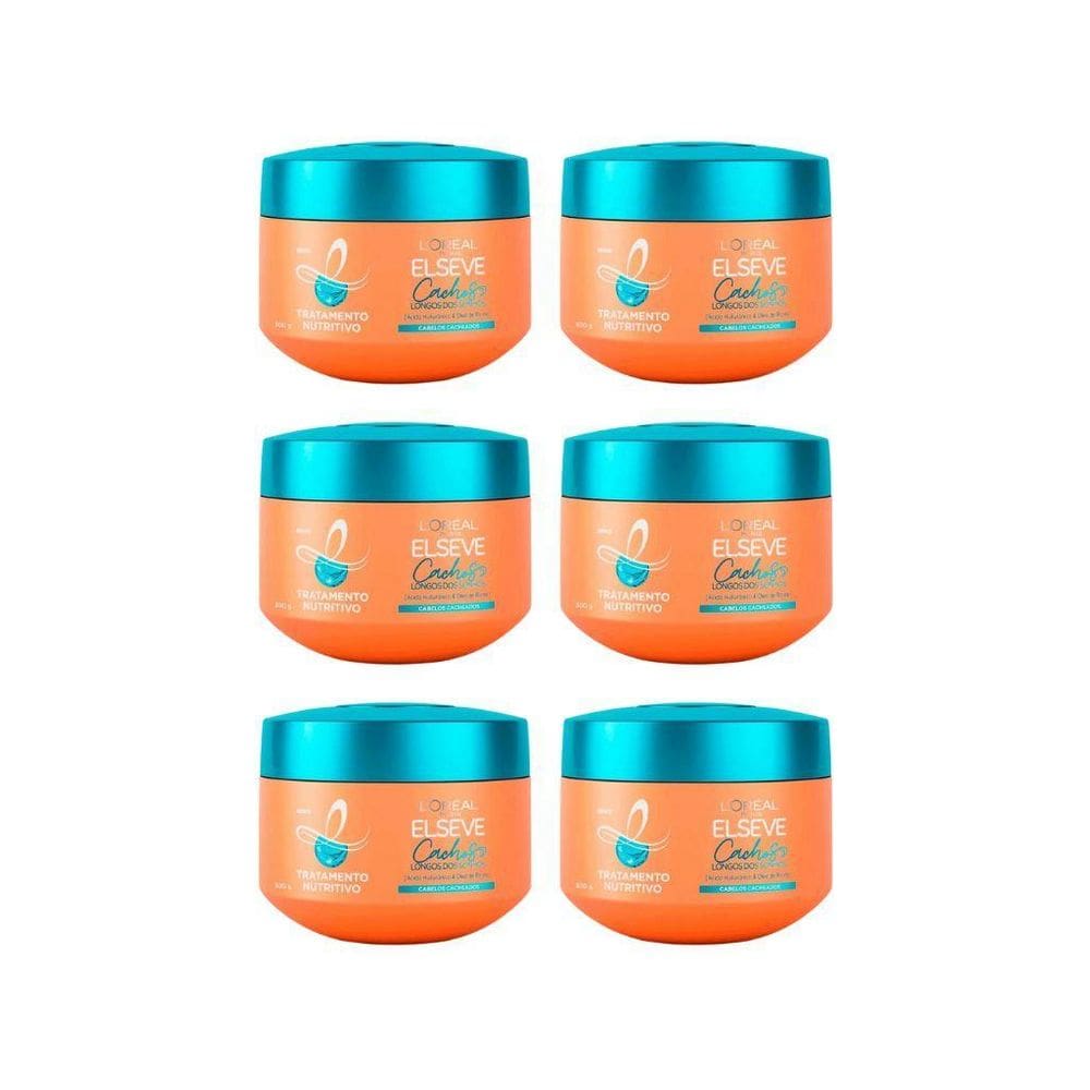 Creme De Tratamento Elseve 300G Cachos Dos Sonhos-Kit C/6Un