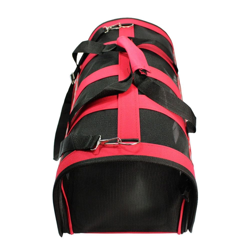 Bolsa Transporte Pet Gato Cachorro Caes Animais Faixa Refletiva Passeio Viagem Carro Aviao Mala Confortavel Segura