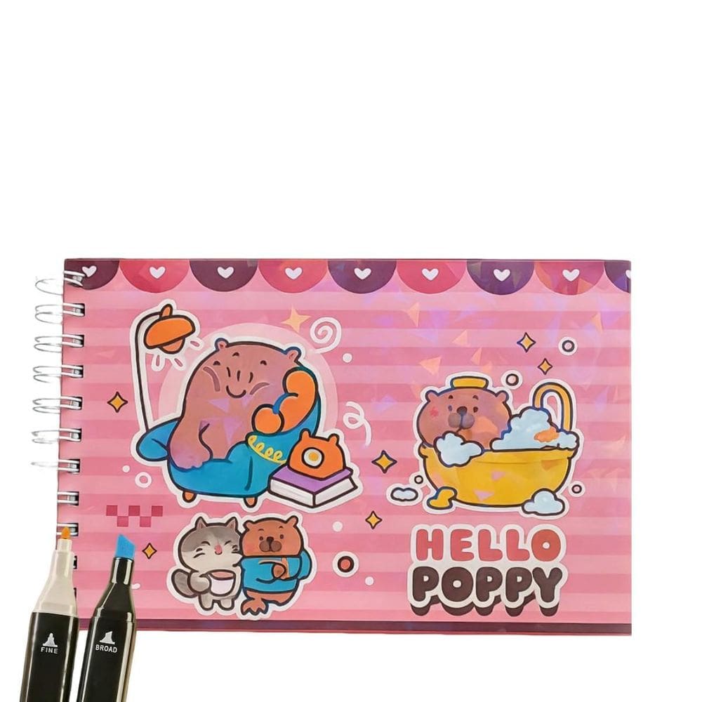 Melhor Livro Colorir Capa Dura 48 Desenhos Capivara Fofinha