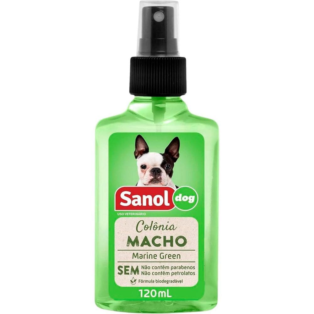 Colônia Perfume Sanol Dog 120Ml Colônia:Macho Marine Green
