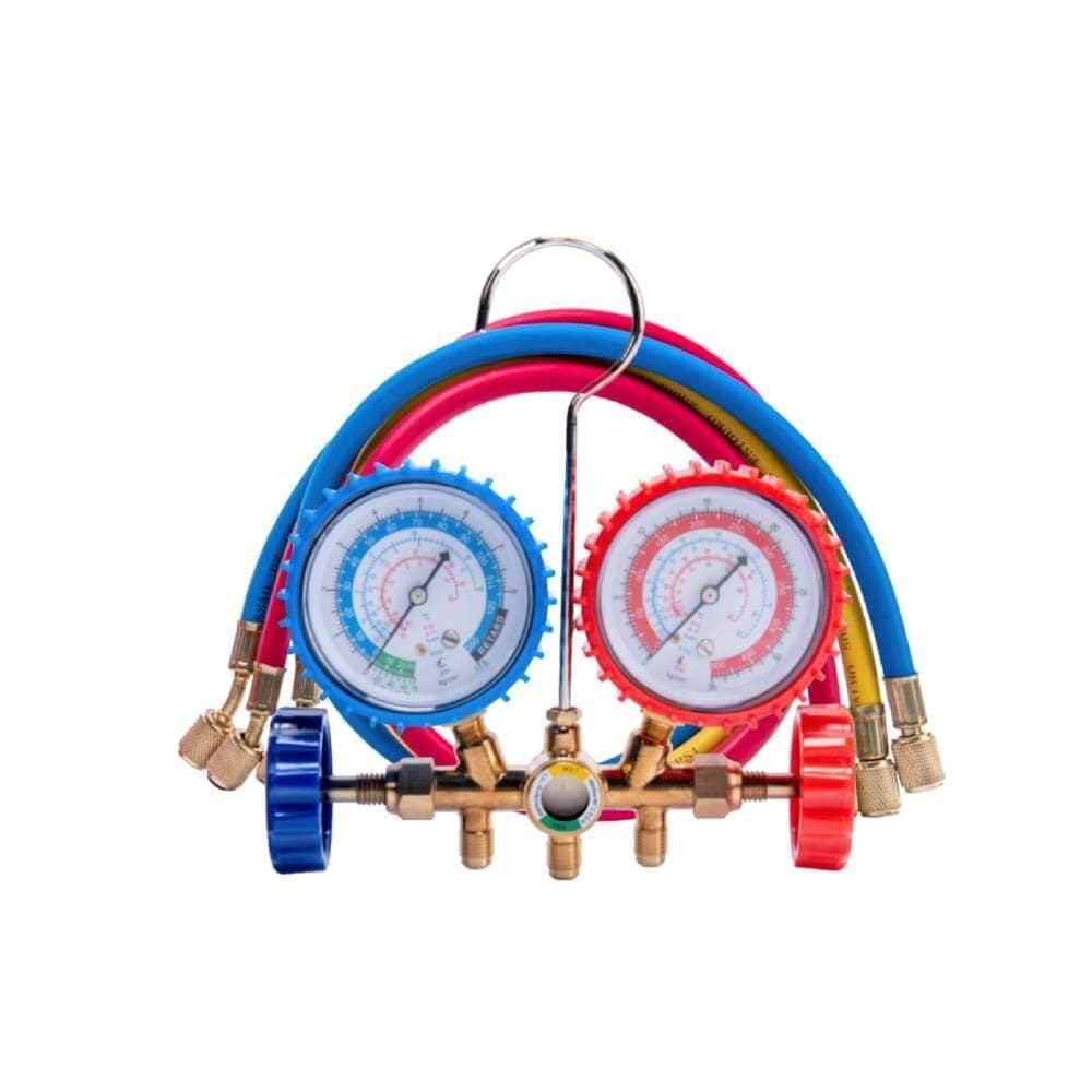 Kit Manifold com Visor e Jogo de Mangueira 90cm Dugold DG5MF-COMF