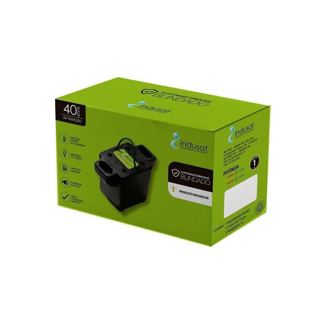 Autotransformador Blindado Indusat 1500va Triplo