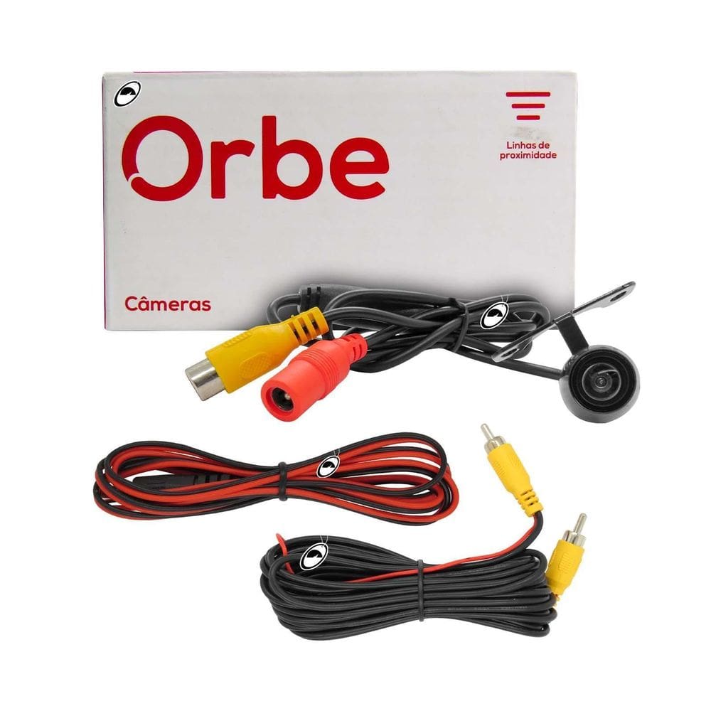 Câmera Borboleta 2X1 Frontal E Traseira Attack Orbe