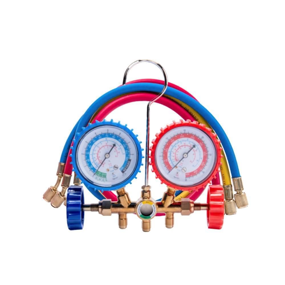 Kit Manifold com Visor e Jogo de Mangueira 90cm Dugold DG5MF-SPLITF