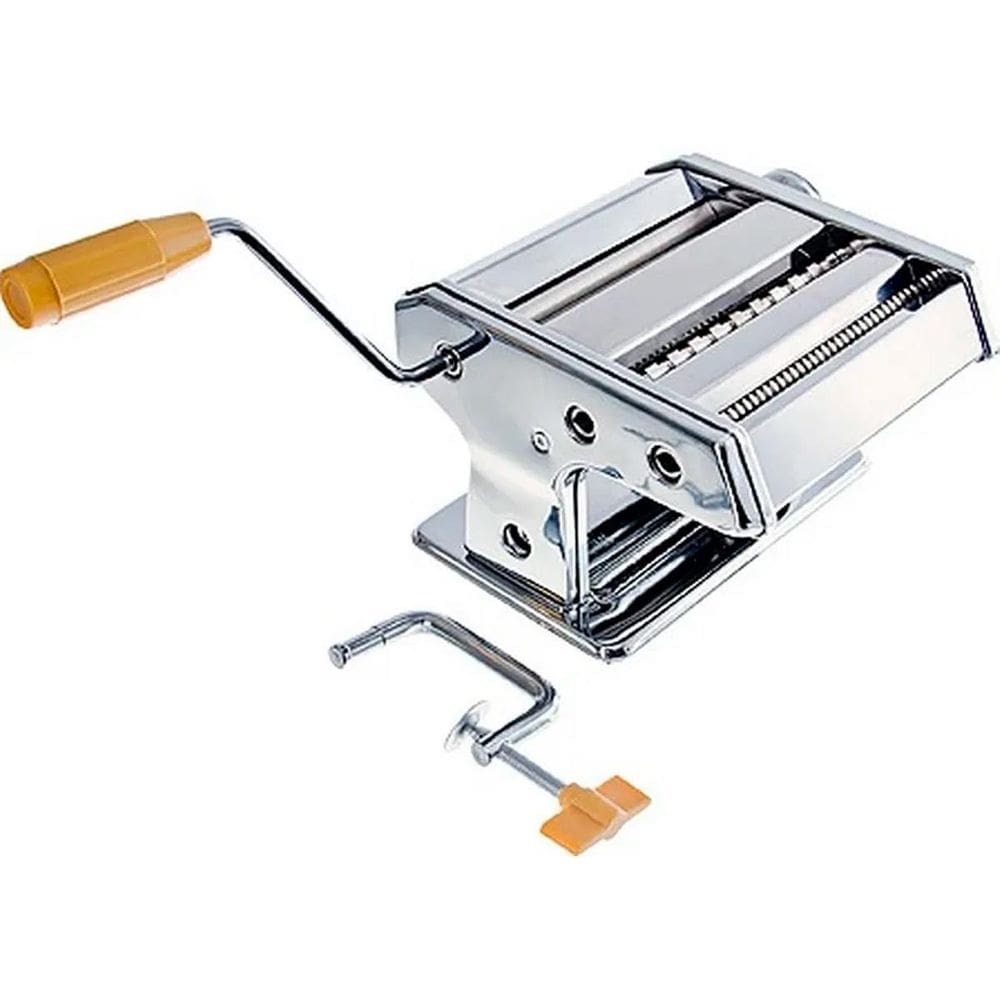 Maquina De Macarrão Prateado Cortador Espaguete Inox