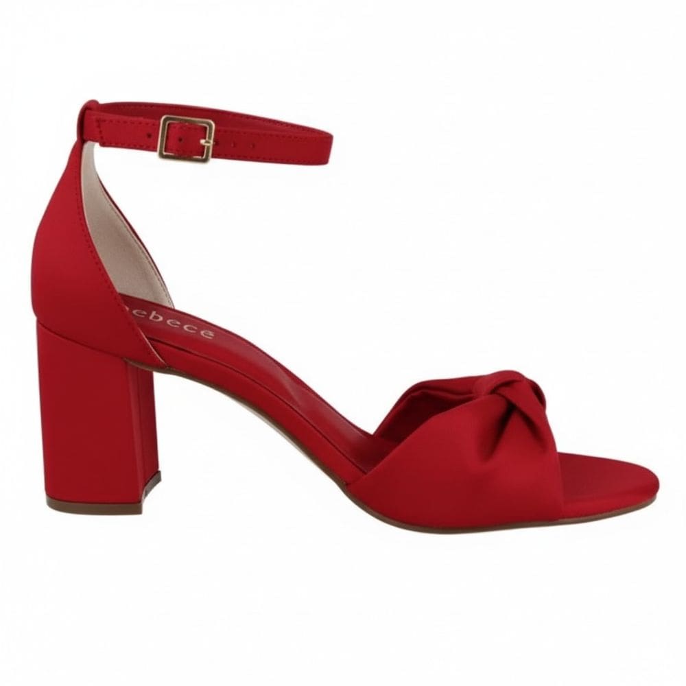 Sandália Bebece Salto Grosso Traseira Fechada T6025-145