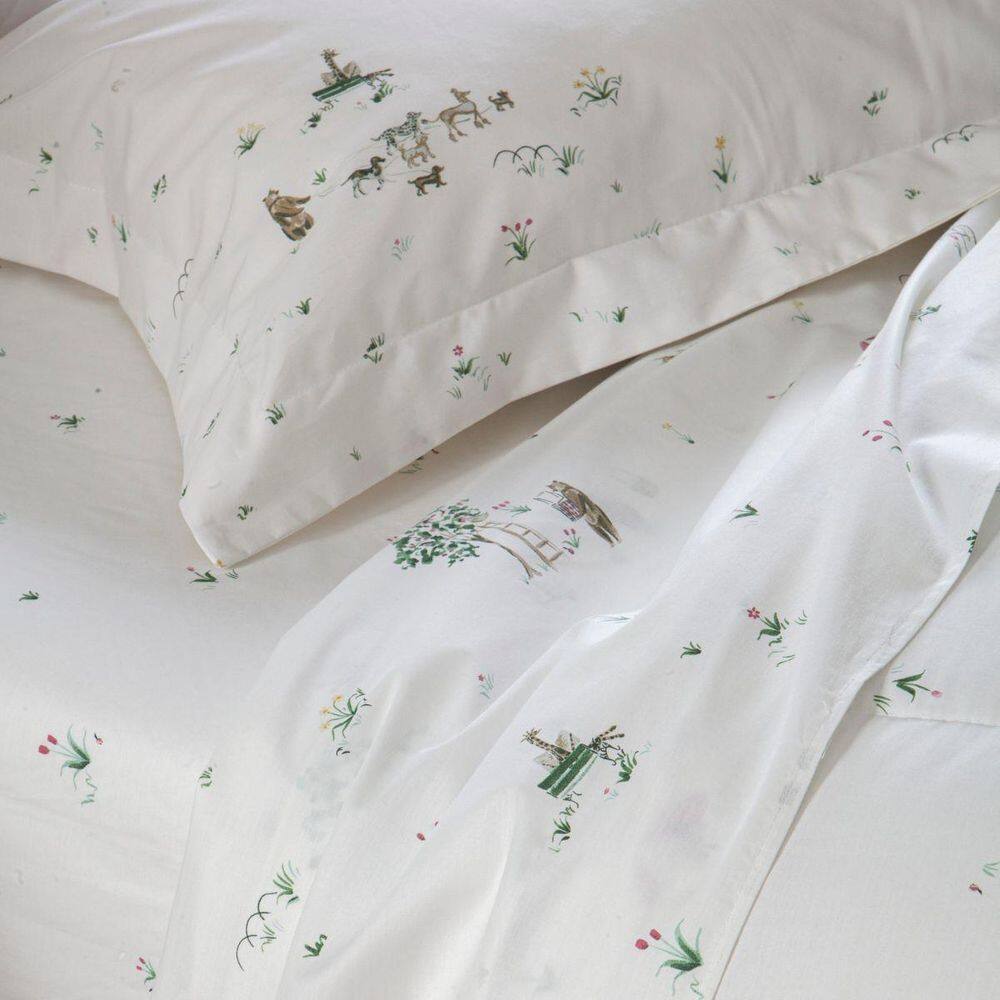 Jogo Cama Solteiro 200 Fios Kacyumara 03 Pças Vida Bela Fifi