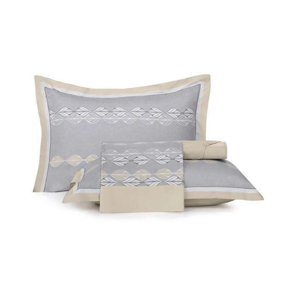 Jogo Cama Queen Bossa Nova Cetim Sublime 300 Fios Altenburg