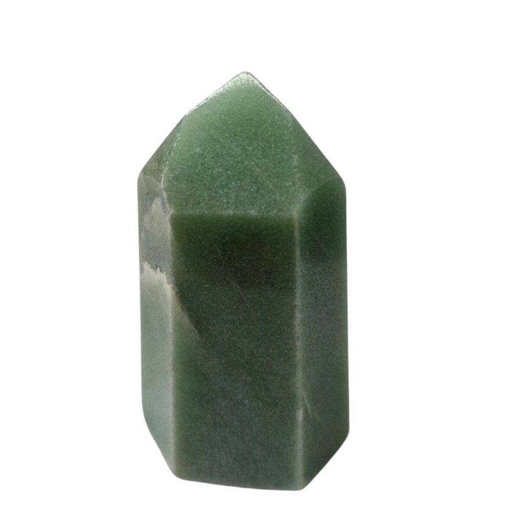 Pedra Natural Ponta Aventurina Verde Misto 60 A 100 Gramas