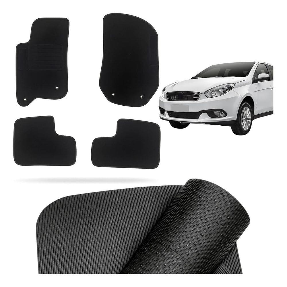 Jogo Tapetes Grand Siena 12 13 14 15 16 Borracha Pvc