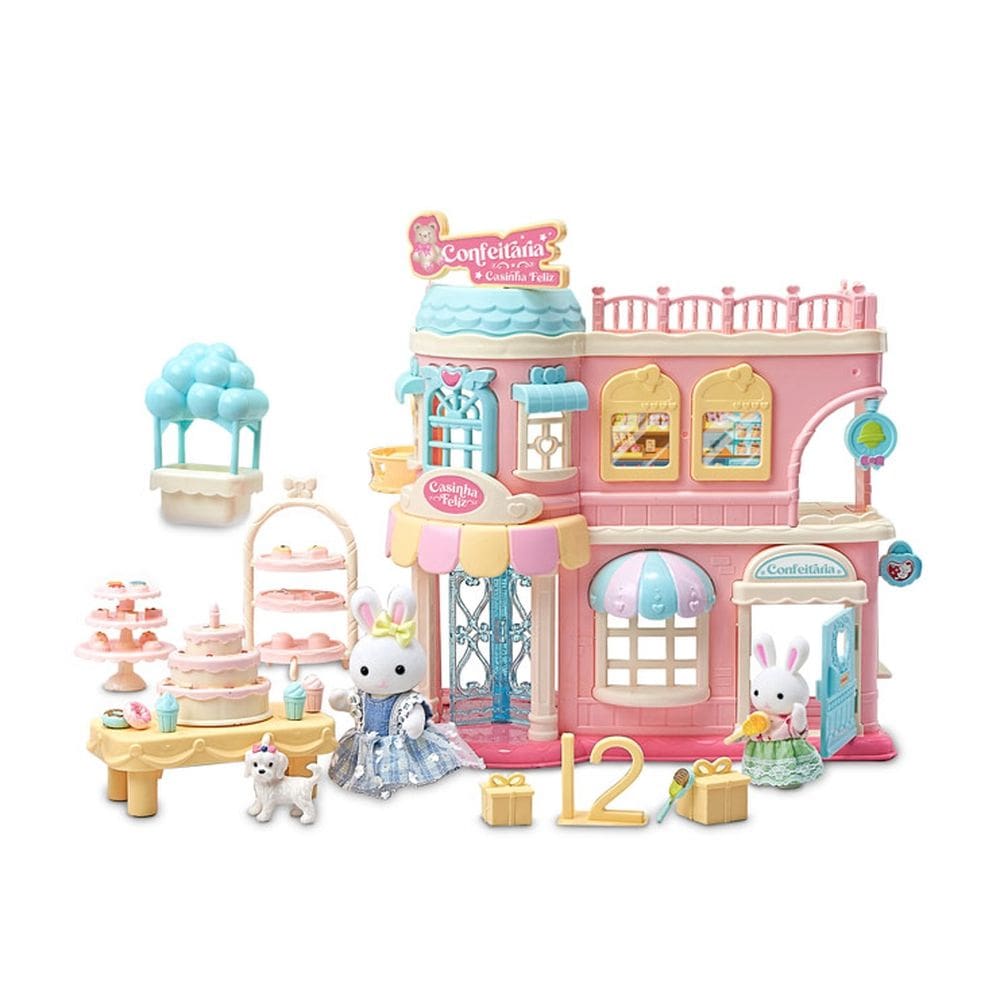 Playset Casinha Feliz - Confeitaria - Zoop Toys