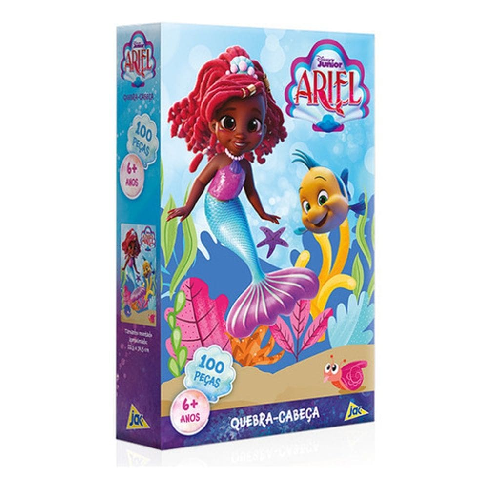 Quebra-Cabeça Ariel - 100 Peças - Jak