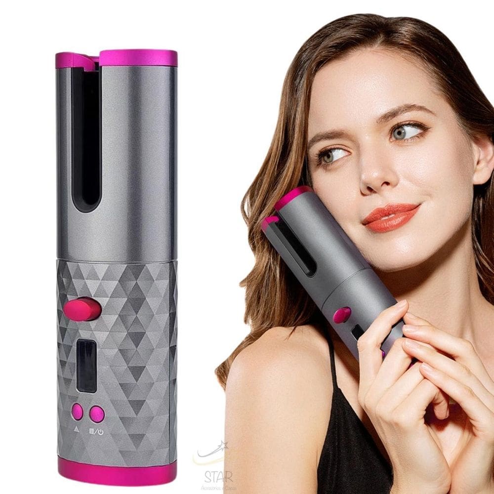Modelador De Cachos Automático Portátil Recarregável Cabelos