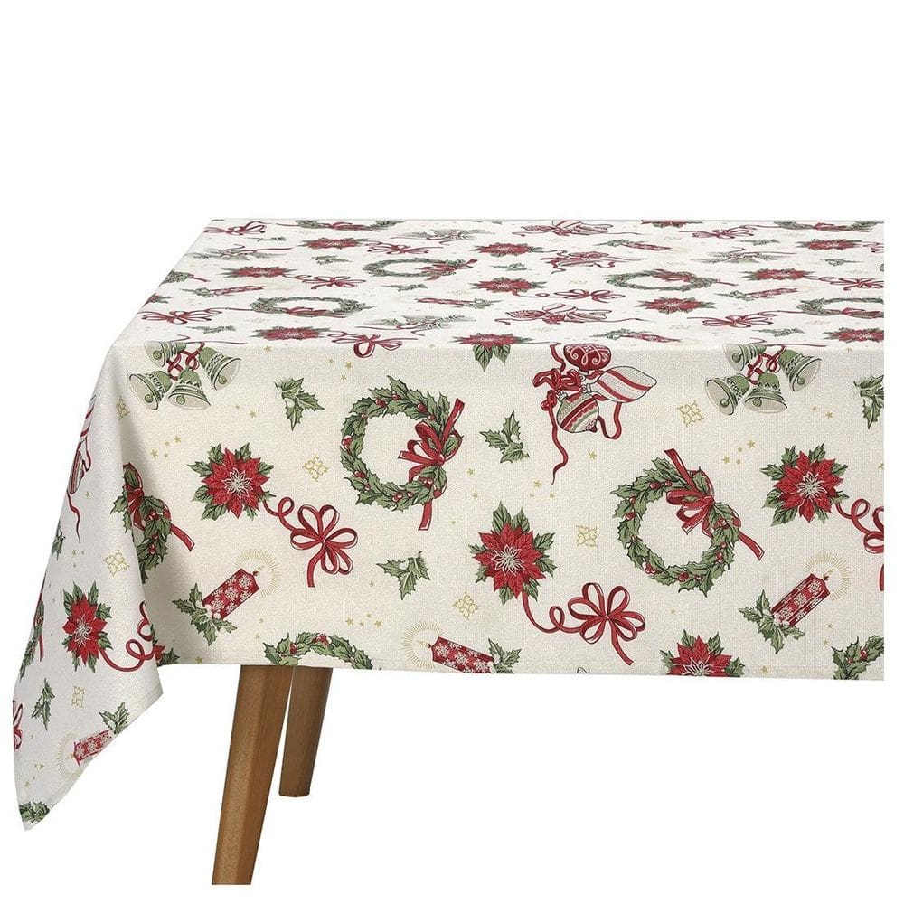 Toalha Mesa Quadrada Celebra 160X160Cm Natal 121 Dohler