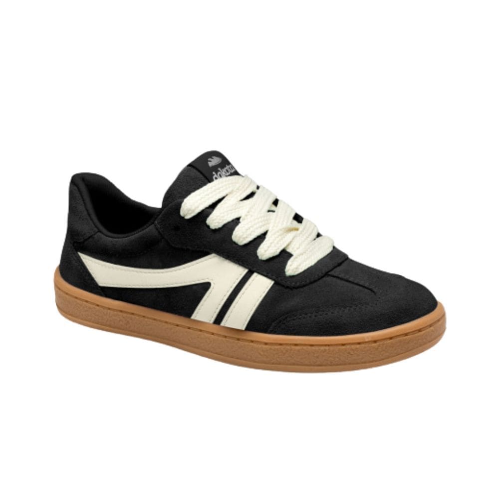 tenis feminino dakota urbano em couro preto