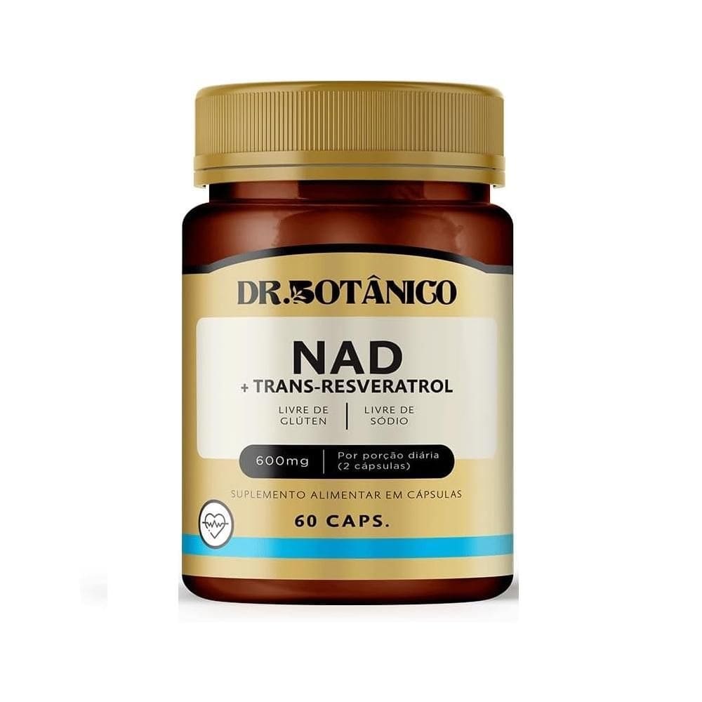 Nad + Trans-Resveratrol 600Mg 60Caps Dr. Botanico