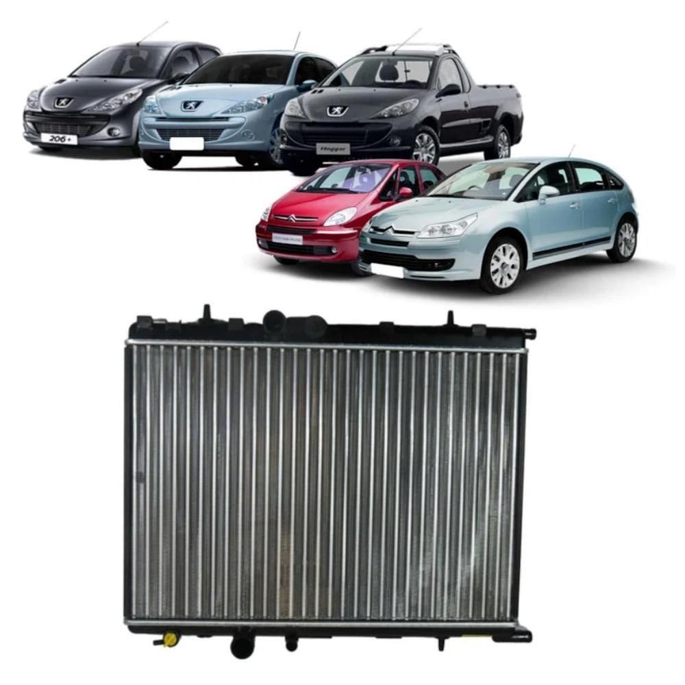 Radiador Peugeot 206/207/307 Citroen C4 Xsara 1.6 Procooler