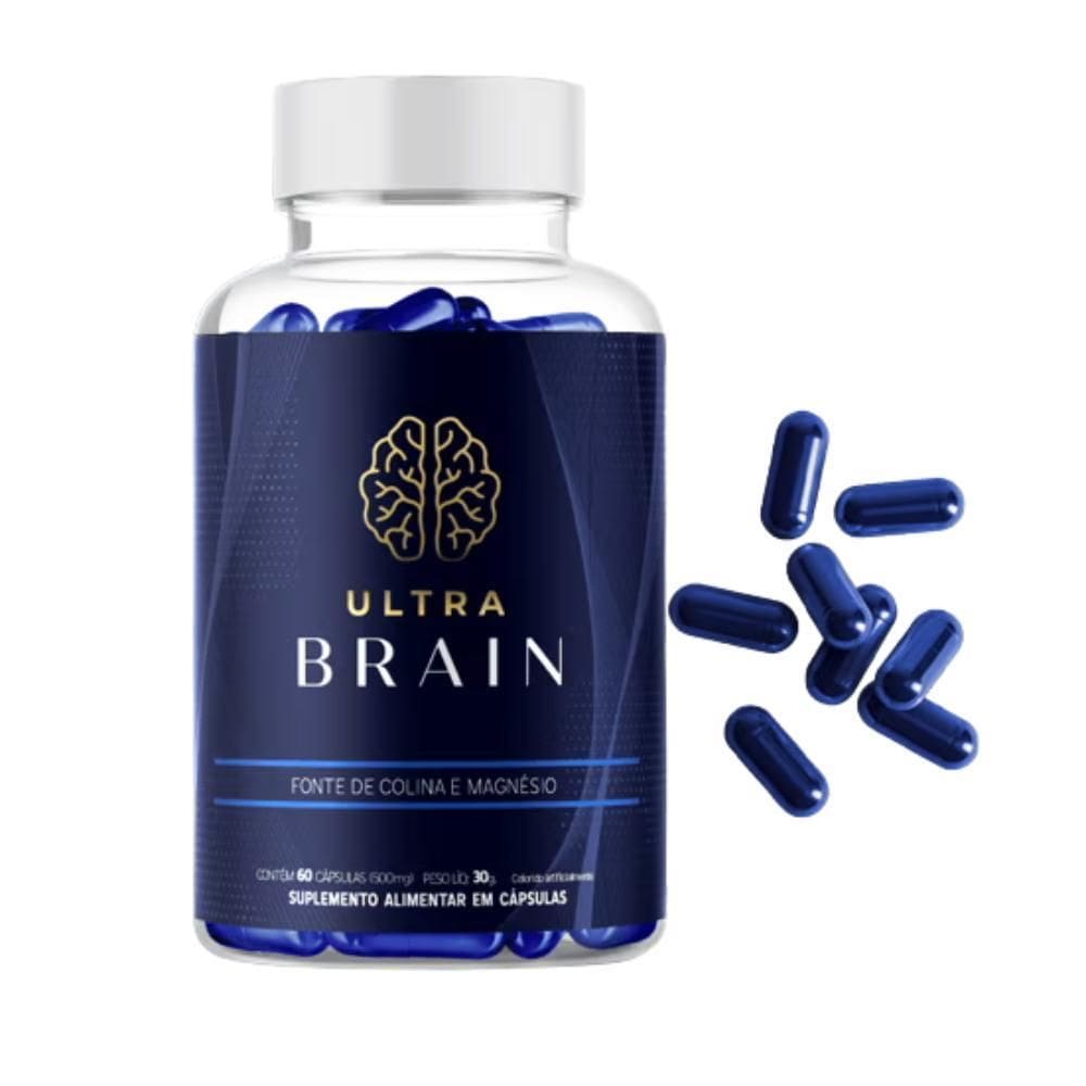 Ultra Brain Memória Concentração Foco Energia 60 Capsulas