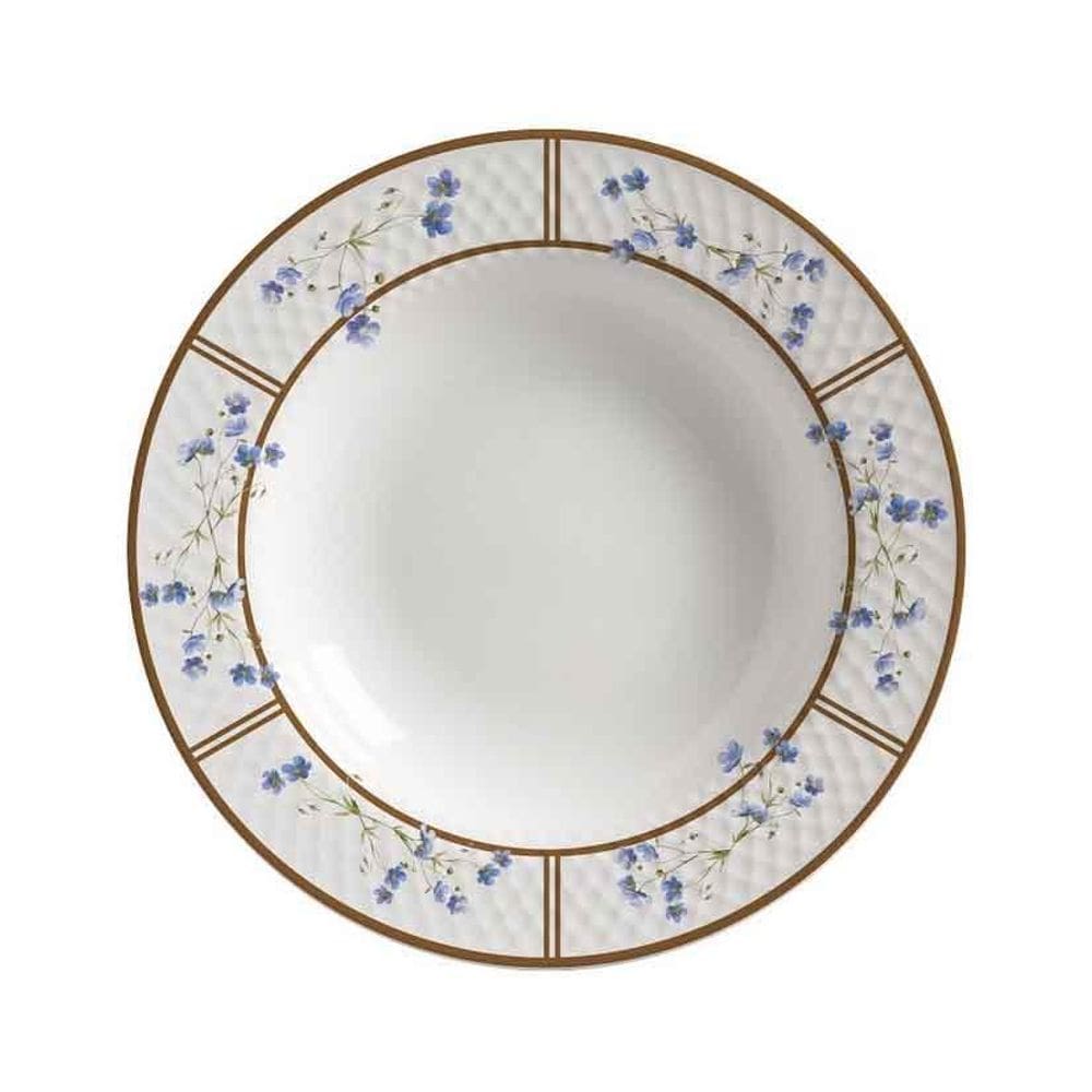 Conjunto Com 6 Pratos Fundo Relevo Heritage 25Cm