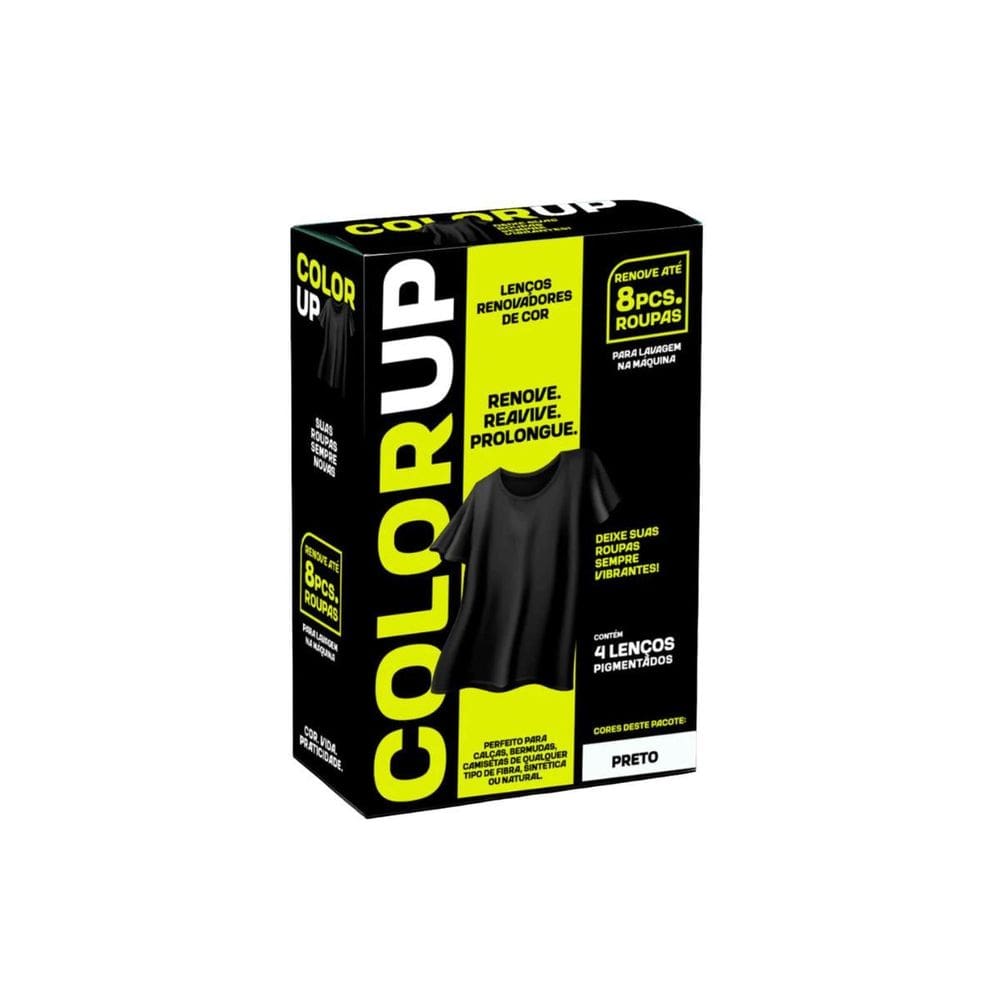 Lencos Renovadores De Cor Colorup Preto - Na Lata