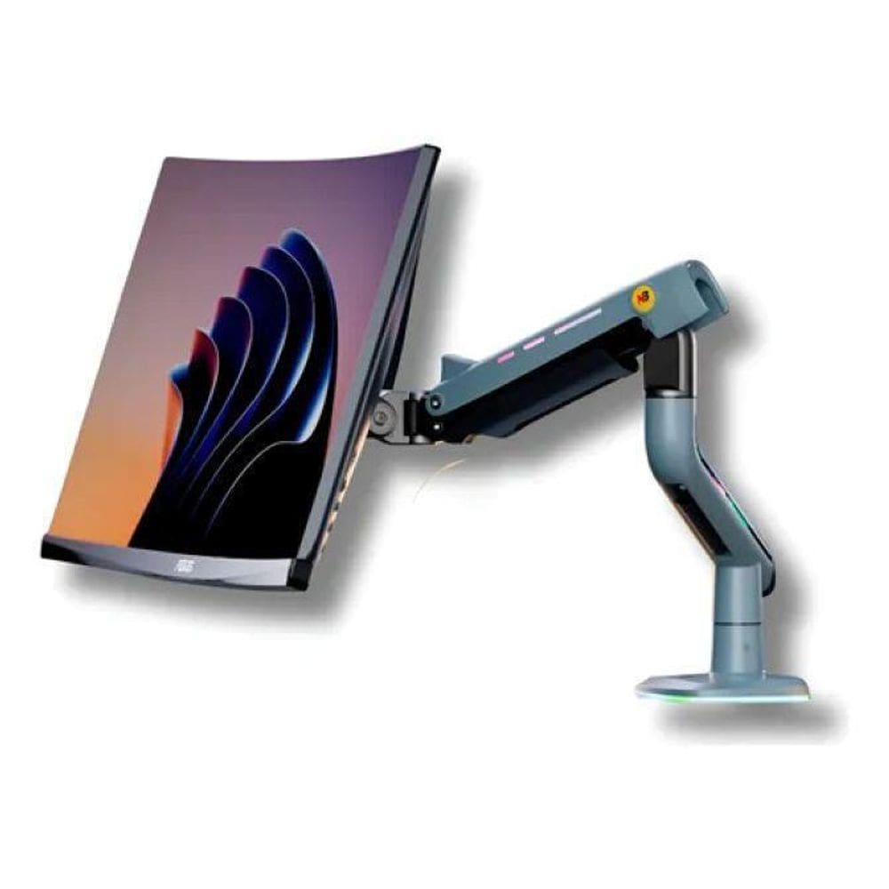 Suporte Gamer Cinza Nb - V6 Led Monitor 32 A 60 Articulado