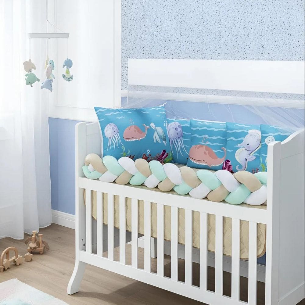 Kit Berço 10 Peça Baby Dream Super Macio E Prático Para Bebê