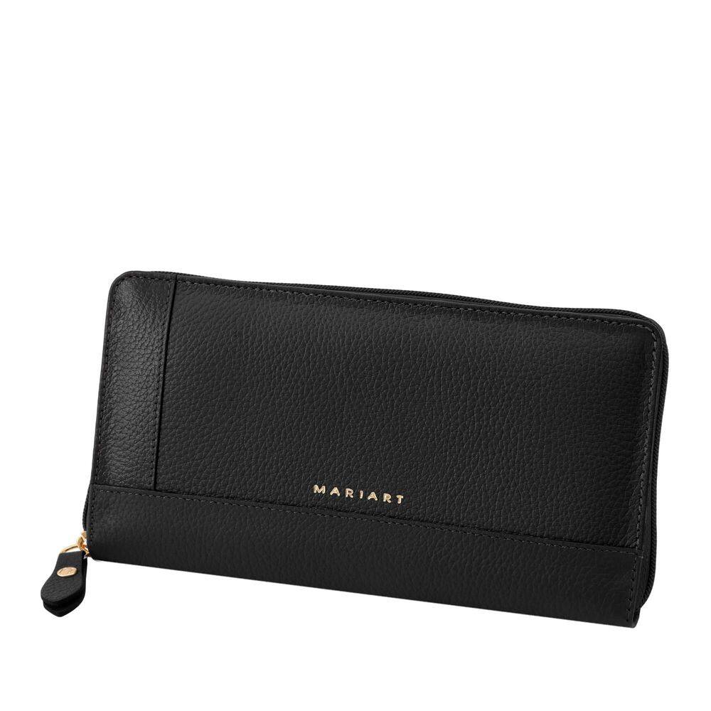 Carteira Feminina Couro Bovino Rg Cartão Zíper Mariart 552N