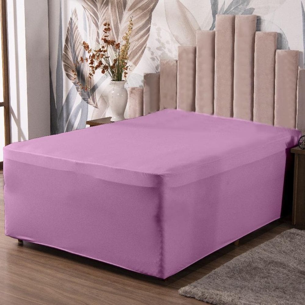 Lençol Luva Queen Cama Conjugada Veste Colchão Box Malha 1P