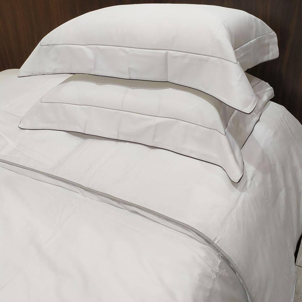 Kit Capa Edredom Duvet King Constantine Marken Fassi Branco